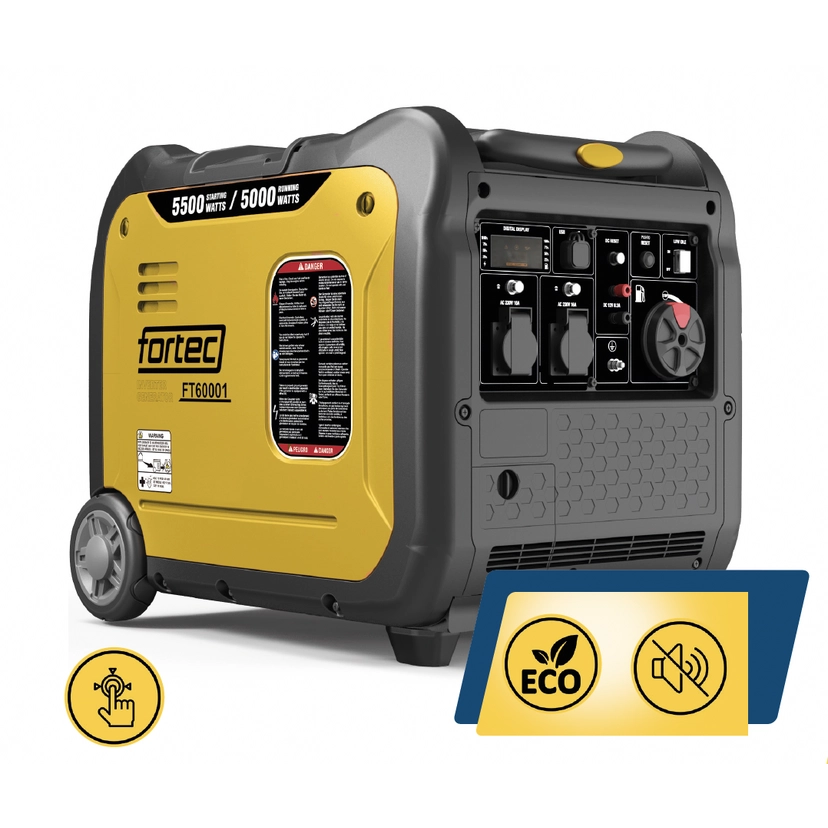 FORTEC Inverter 5500 W Benzin Stromerzeuger